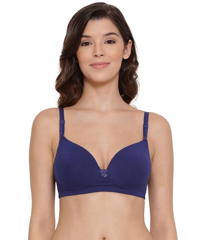     			Lux Lyra - Blue Cotton Heavily Padded Women's Push Up Bra ( Pack of 1 )