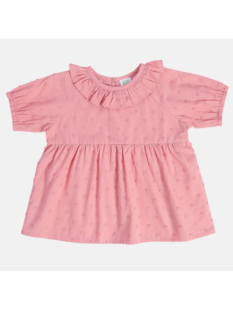     			MINI KLUB Pack of 1 Girls 100% Cotton Top ( Pink )