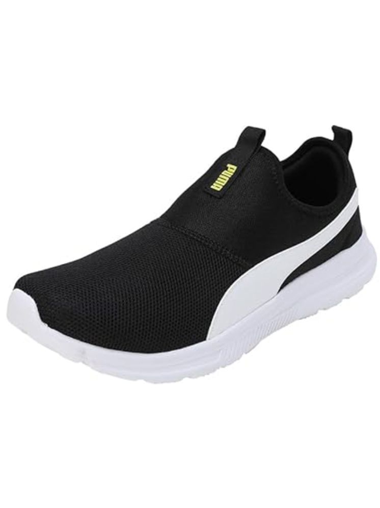     			Puma FusionX Black Men's Sports Running Shoes