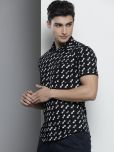 The Indian Garage Co Men Black Printed Casual Shirt