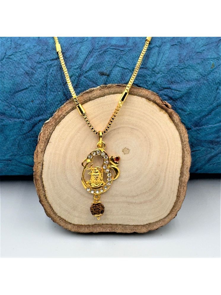     			AKLINA Golden Pendant ( Pack of 1 )