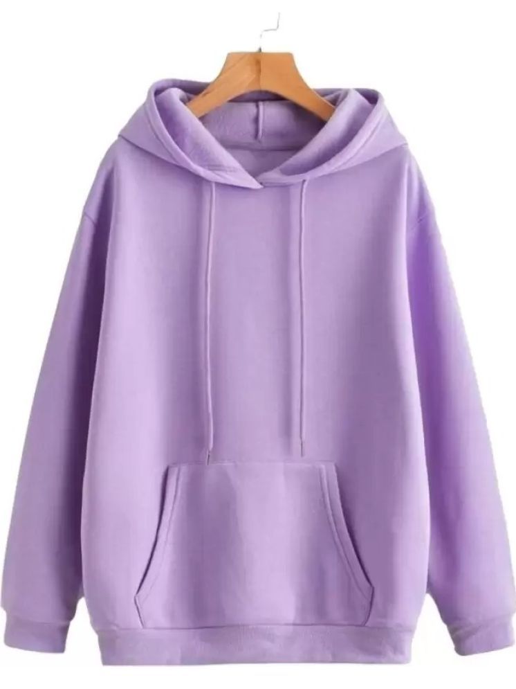     			Comio Cotton Blend Hooded Men's Sweatshirt - Purple ( Pack of 1 )