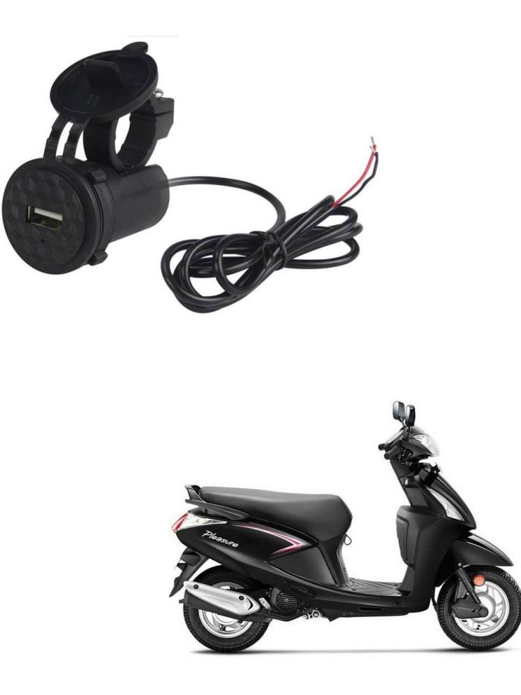     			Hero Pleasure Black USB  Bike Charger