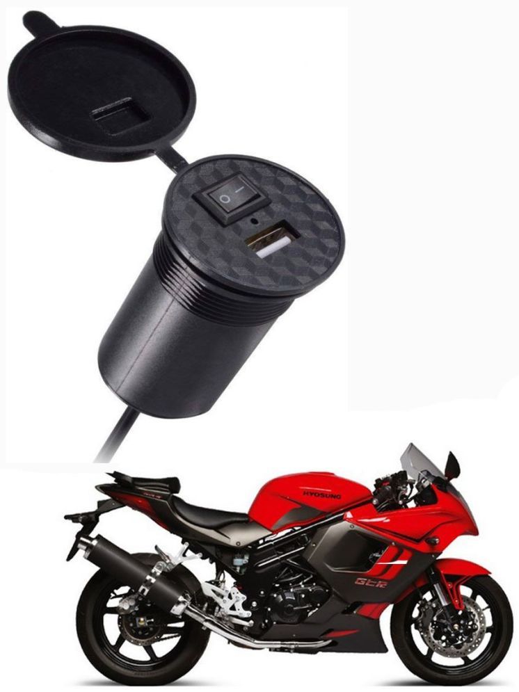     			HyosungGT650R Black USB  Bike Charger