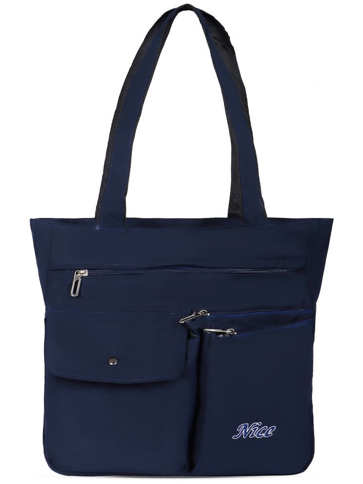     			NICE BAG Shoulder Bag Polyster Set of 1 ( Blue )