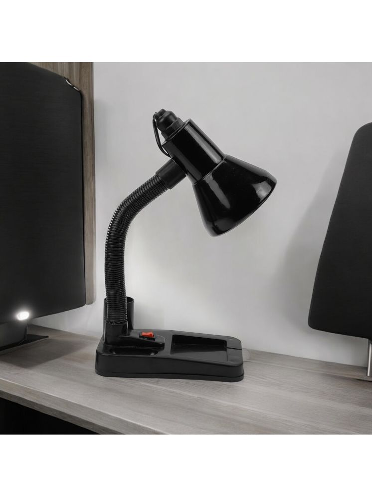     			SPARKWORLD Black Study Table Lamp ( Pack of 1 )