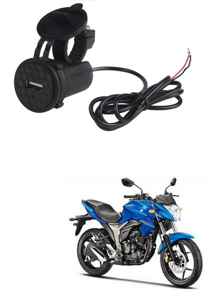     			SuzukiGixxer Black USB  Bike Charger