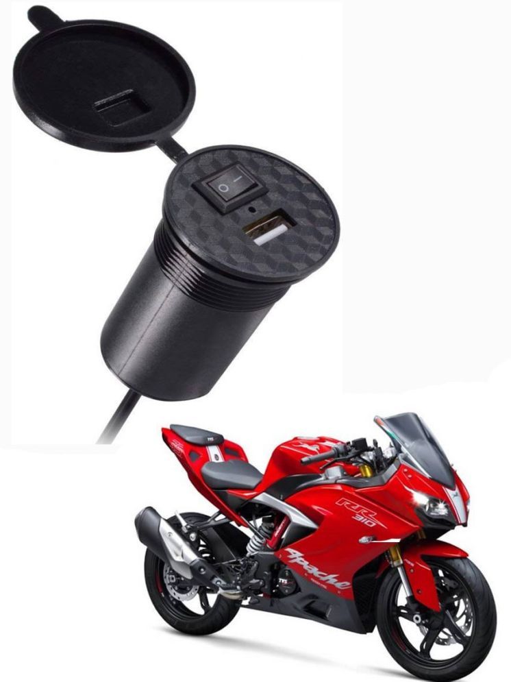     			TVS All Bike Model Black USB  Bike Charger