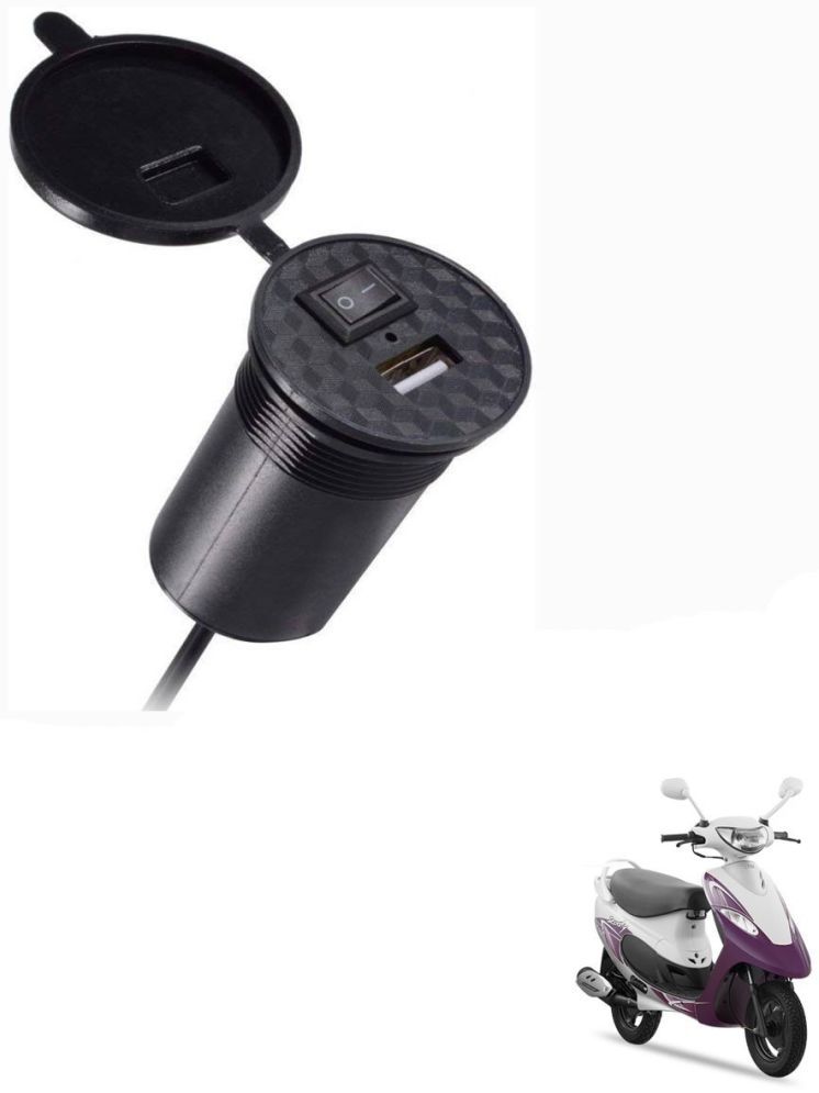     			TVS All Bike Model Black USB  Bike Charger