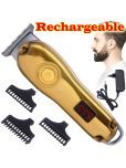 JMALL Rechargeable Gold Cordless Beard Trimmer With 40 minutes Runtime