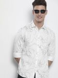 The Indian Garage Co Men Slim Fit Printed Cotton Casual Shirt