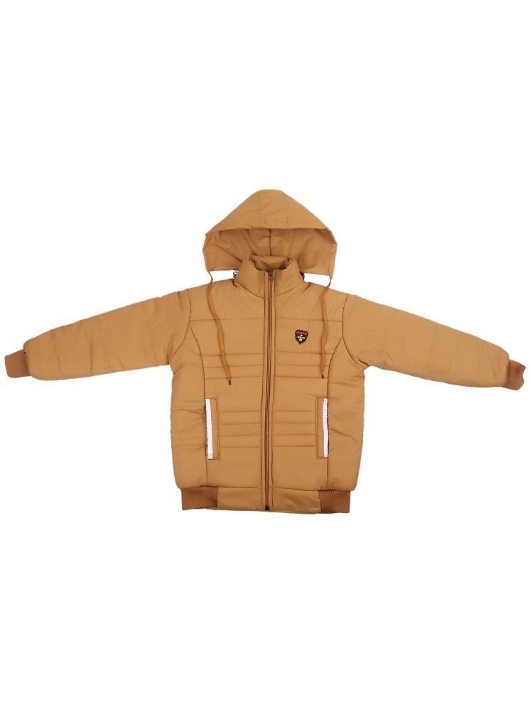     			PLUS PARADISE Boys Polyester Quilted & Bomber Jacket ( Yellow , Pack of 1 )