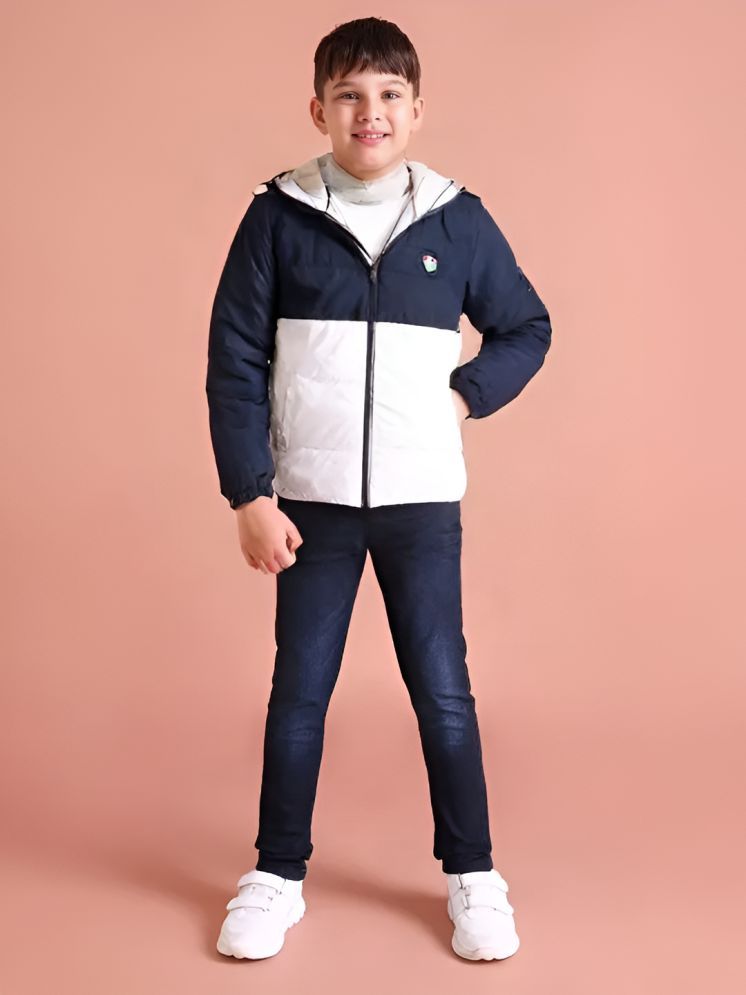     			PPTHEFASHIONHUB Boys Polyester Quilted & Bomber Jacket ( Navy , Pack of 1 )