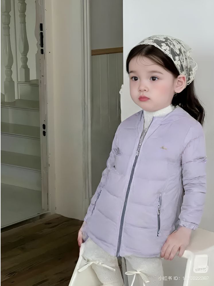     			PPTHEFASHIONHUB Girls Polyester Quilted & Bomber For ( Pack of 1 , Grey )