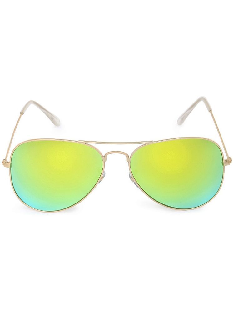     			Sunnies Gold Pilot Sunglasses ( Pack of 1 )