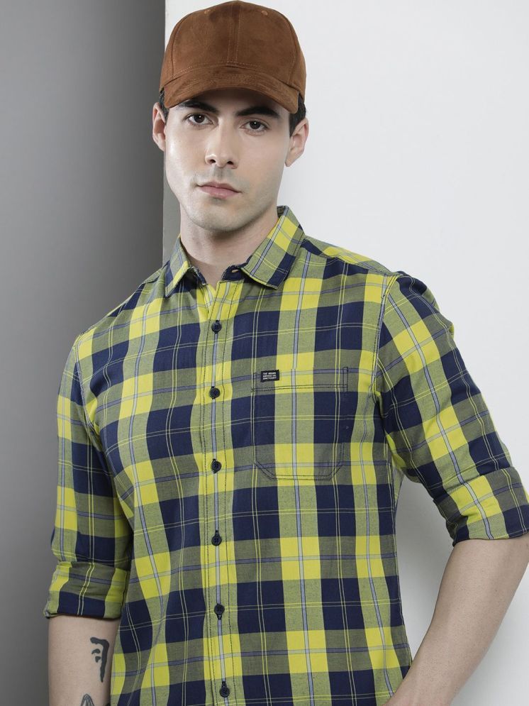     			The Indian Garage Co Men Regular Fit Checked Casual Shirt