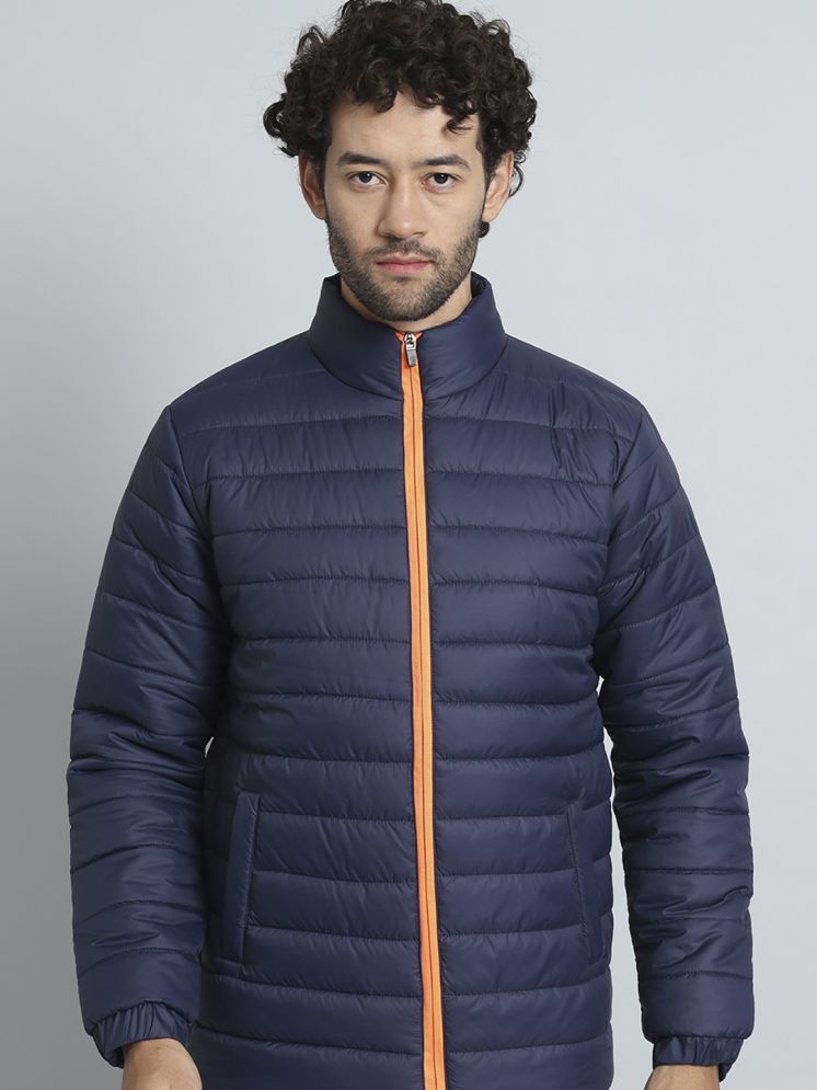     			XFOX Polyester Men's Puffer Jacket - Navy ( Pack of 1 )