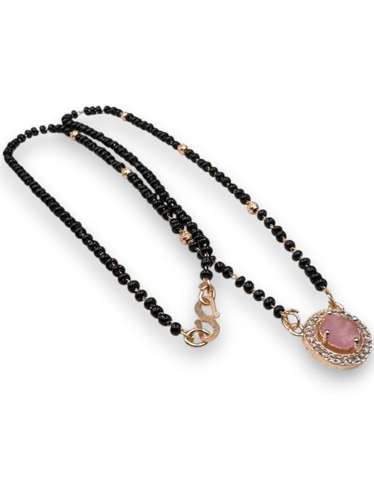     			AKLINA Rose Gold Mangalsutra ( Pack of 1 )