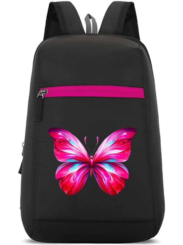     			H-Hemes Pink Polyester Backpack ( 11 Ltrs )