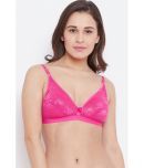 N-Gal Nylon Non Padded Women's Shaping Bra ( Pink )