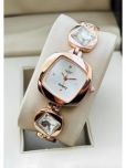 REESKY Rose Gold Metal Analog Womens Watch