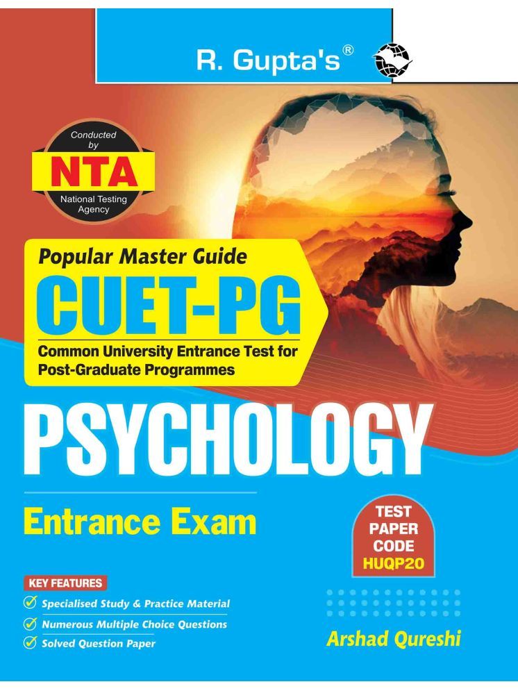     			CUET-PG: PSYCHOLOGY / APPLIED PSYCHOLOGY / HEALTH PSYCHOLOGY Entrance Exam Guide