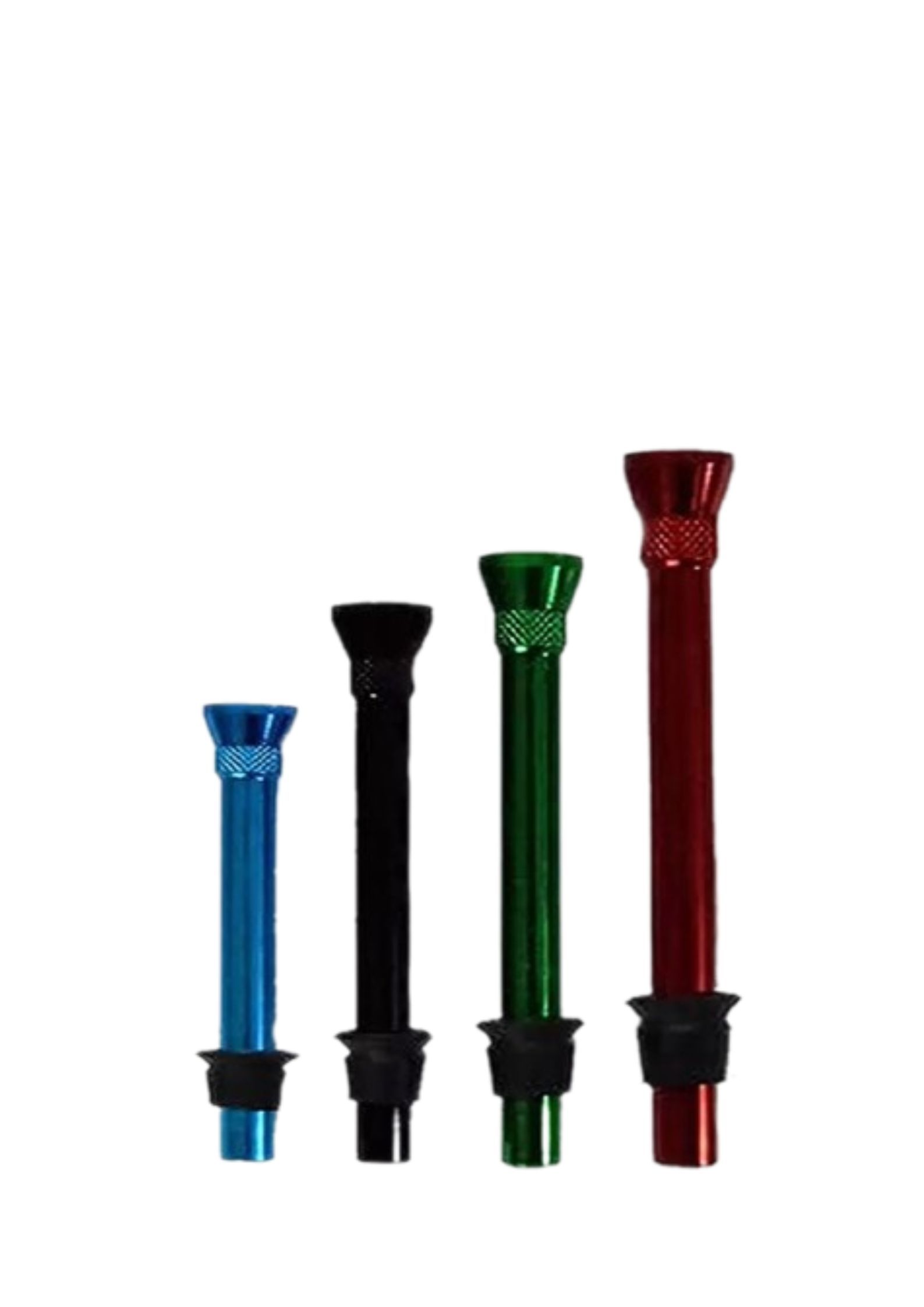     			Puff Smart Metal Bong Shooter Mouth Tip Filters Aluminium Outside Fitting Hookah Mouth Tip  (Multicolor, Pack of 4)