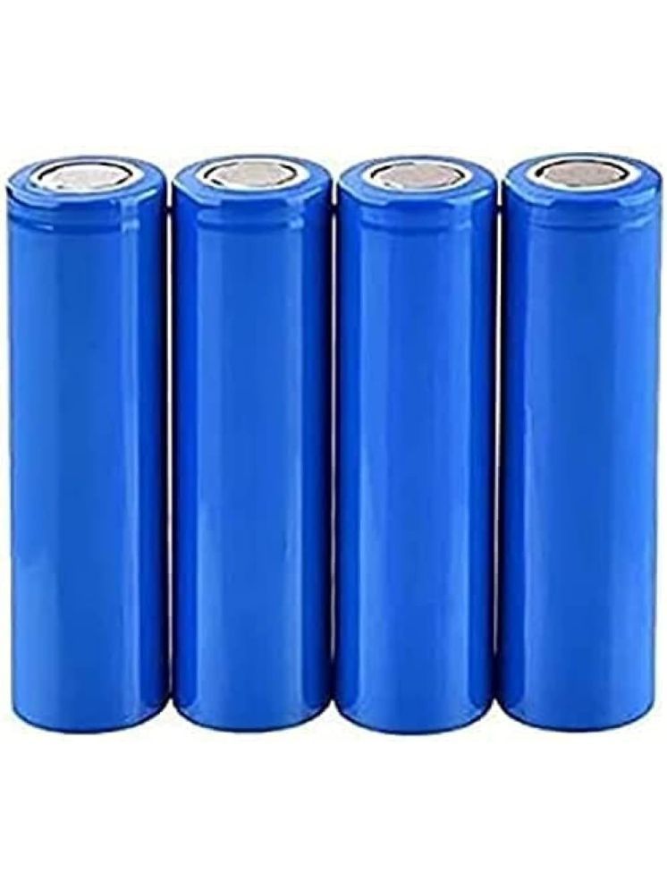     			3.7V 2000 mAh Lithium Ion 18650 Rechargeable Battery (pack of 4)