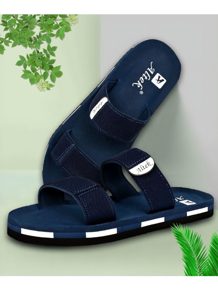     			Altek Navy Men's Slide Flip Flop