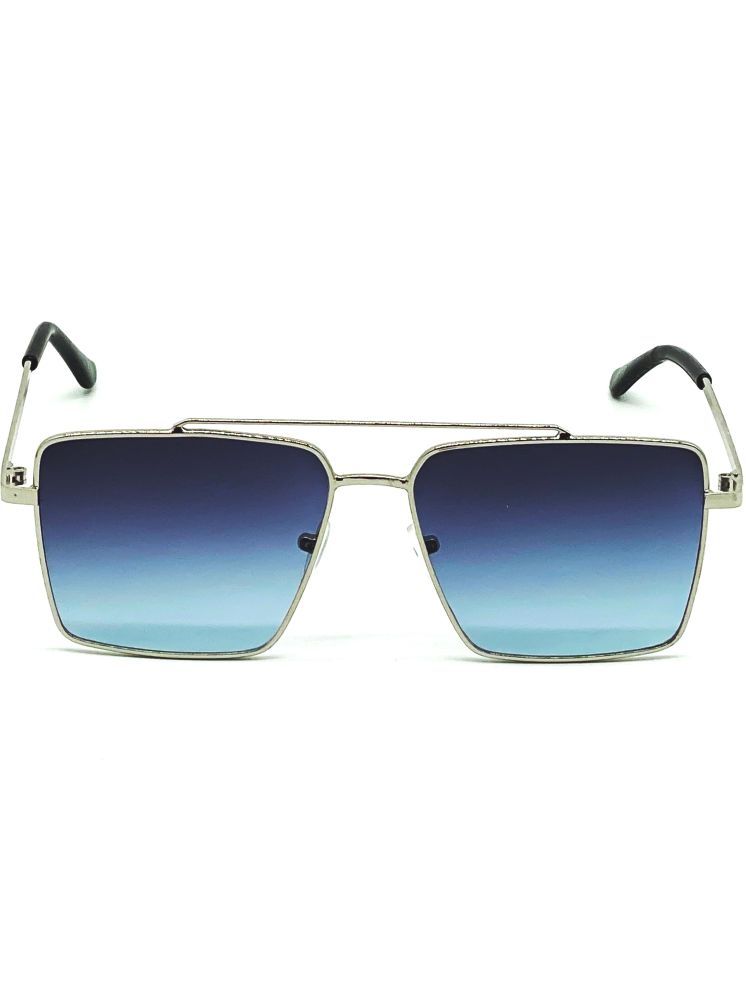     			CHORIOTIS Silver Square Sunglasses ( Pack of 1 )