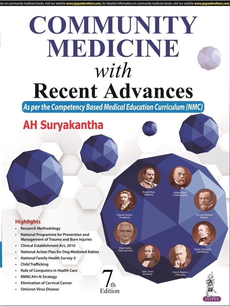     			Community Medicine with Recent Advances 7th Edition