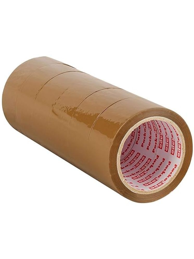     			Eclet Brown Single Sided Packing Tape ( Pack of 6 )