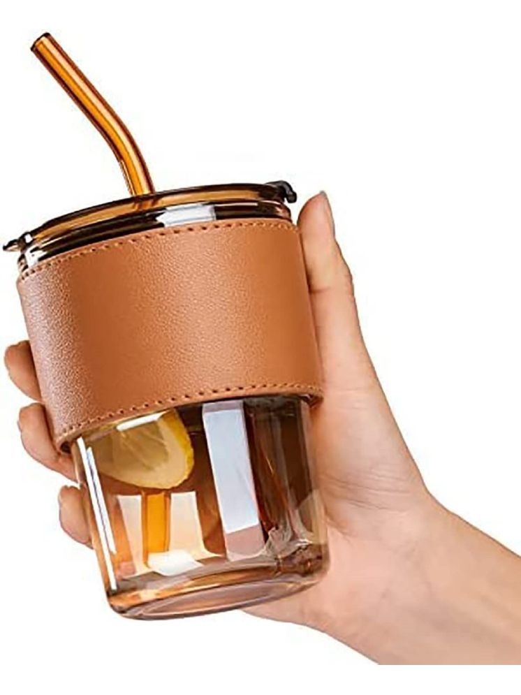     			GKBOSS ‎Leather  Coffee Cup Polycarbonate Travel Mug 400 mL ( Pack of 1 )