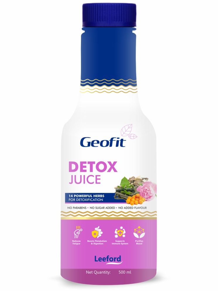     			Geofit Detox Juice 500ml – 14 Herb Ayurvedic Cleanse, Boosts Metabolism & Digestion, No Added Sugar