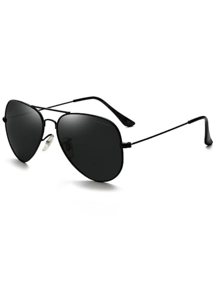     			Lootnixx Black Pilot Sunglasses ( Pack of 1 )