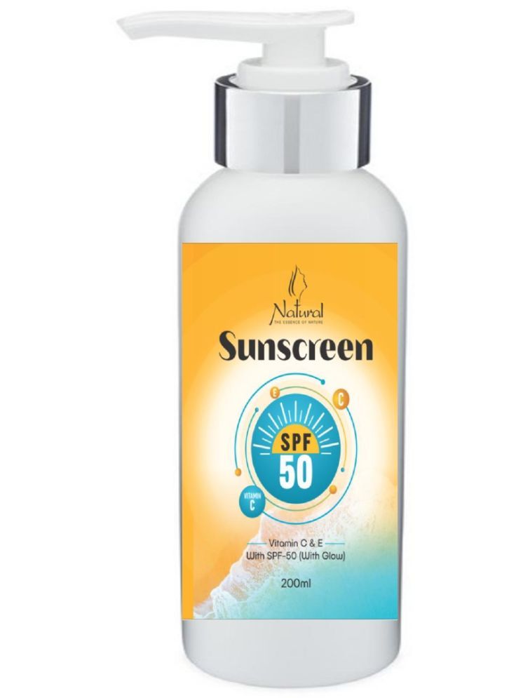     			NATURAL THE ESSENCE OF NATURE Sun Protection Cream For All Skin Type 200 ml ( Pack of 1 )