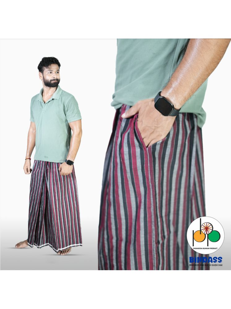     			Pasandida Bunkar Product Cotton Men's Lungi Multicolor ( Pack of 1 )