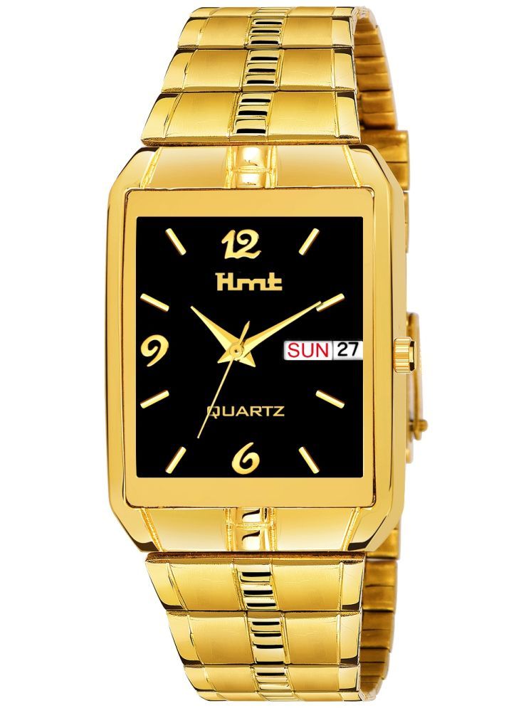     			THMT Gold Stainless Steel Analog Men's Watch