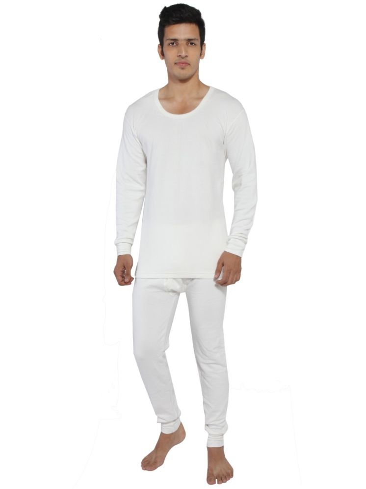     			Wako Pack of 1 Cotton Men's Thermal Sets ( White ) THERMAL QA_1125