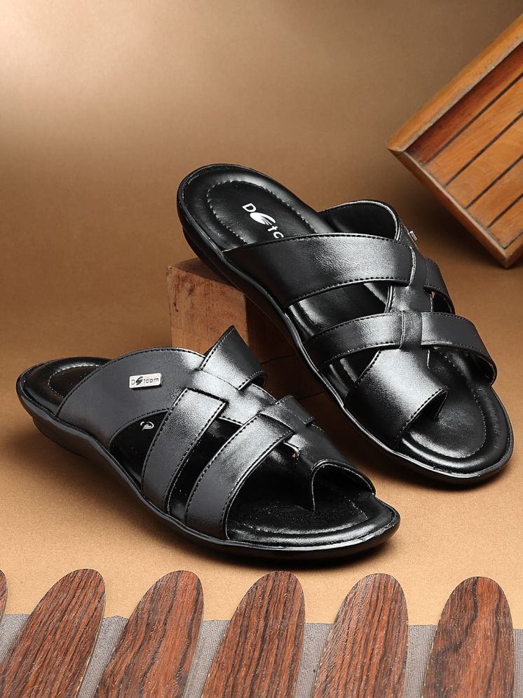     			Action - Black Men's Sandals