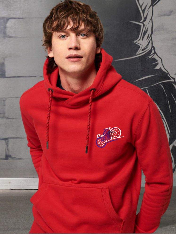     			Forbro Fleece Hooded Men's Sweatshirt - Red ( Pack of 1 )