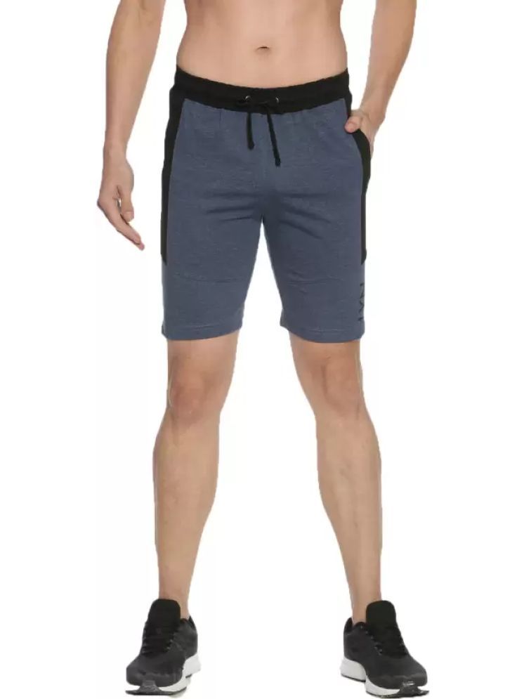     			Force NXT Blue Cotton Men's Shorts ( Pack of 1 )