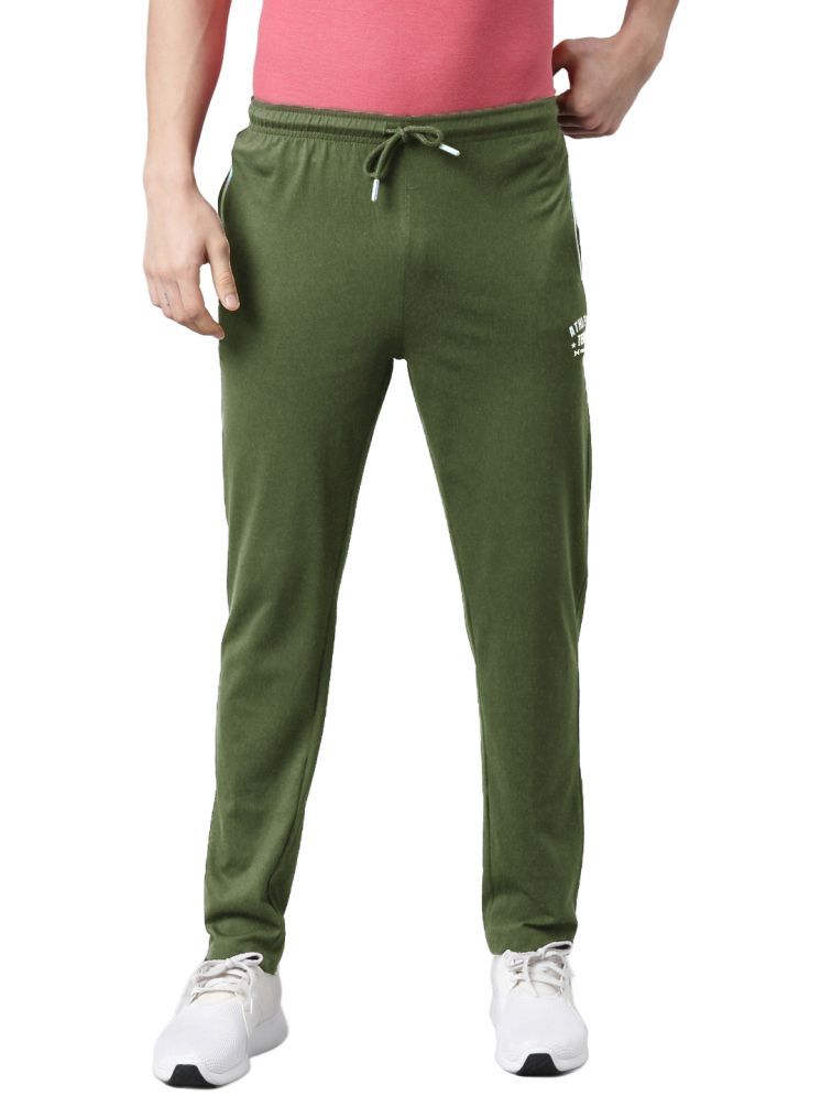     			Force NXT Olive Green Cotton Men's Trackpants ( Pack of 1 )