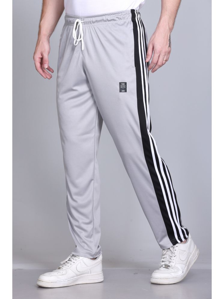     			HVBK Grey Polyester Men's Trackpants ( Pack of 1 )