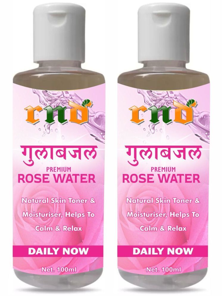     			Pure Rose Water for excellent Cleanser face, skin soft, smooth and glowing (Pack of 2) Men & Women