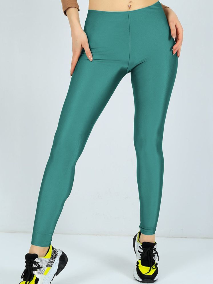     			Colorscube - Sea Green Lycra Women's Leggings ( Pack of 1 )