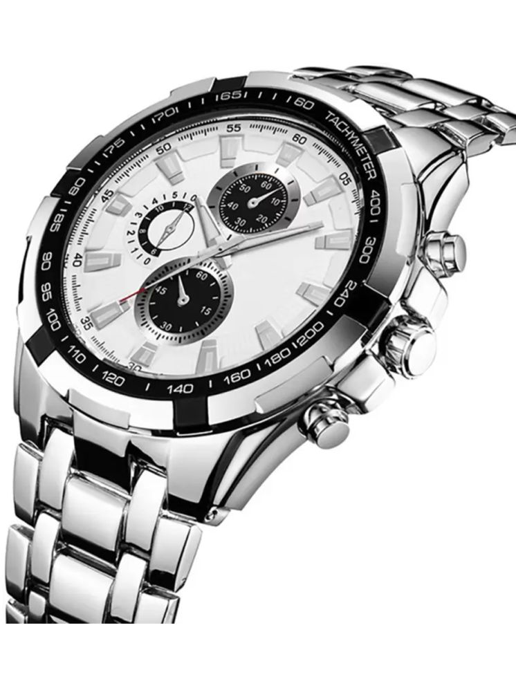     			DECLASSE Silver Metal Analog Men's Watch