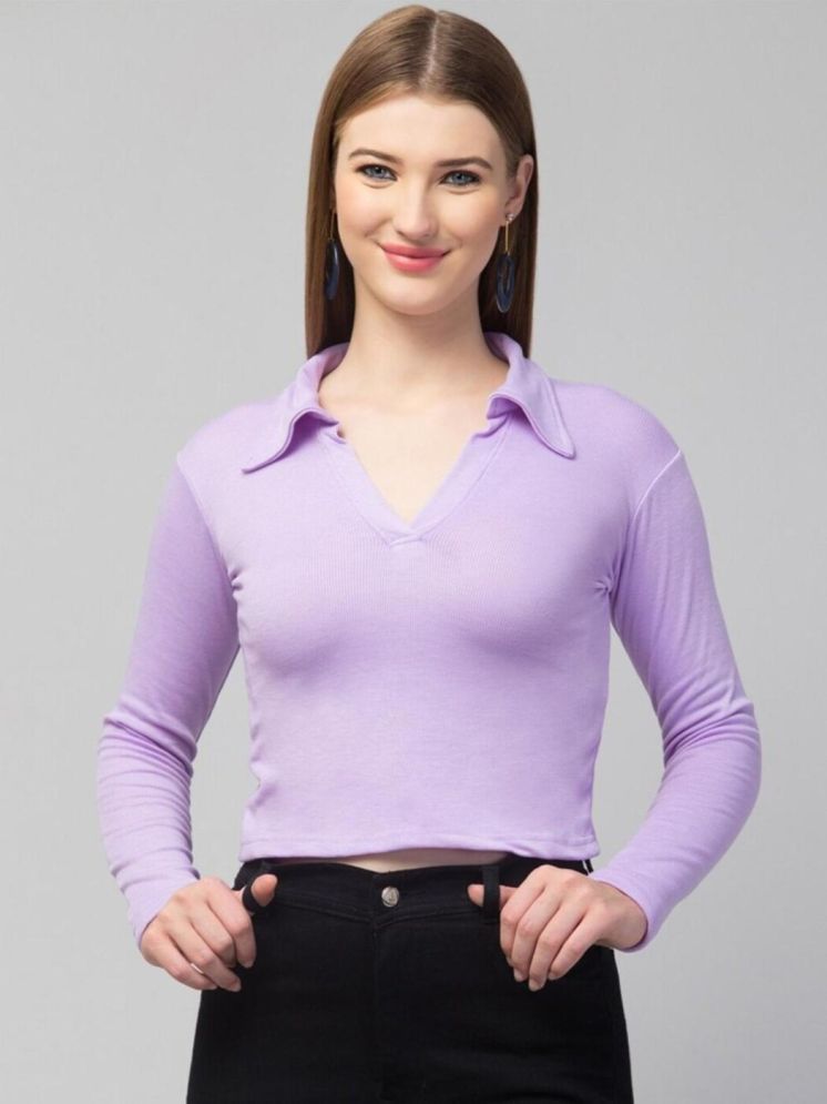     			Dream Beauty Fashion Purple Polyester Women's Regular Top ( Pack of 1 )