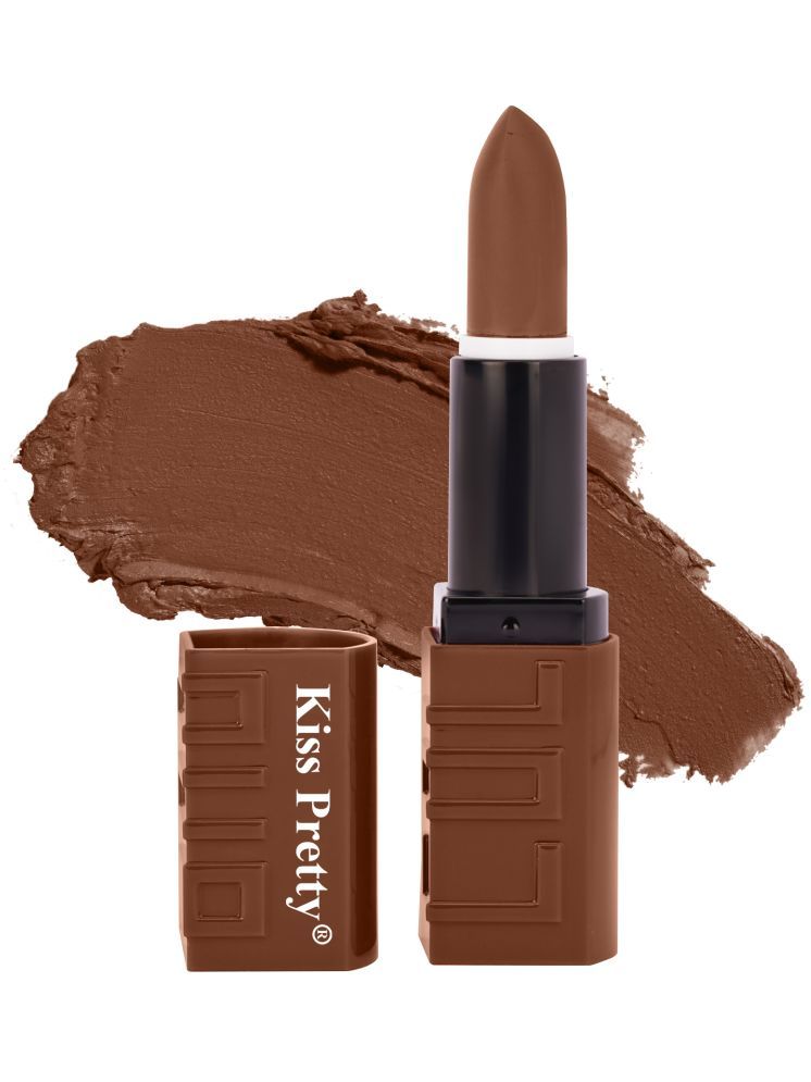     			KISS PRETTY Nude Matte Lipstick 3.5