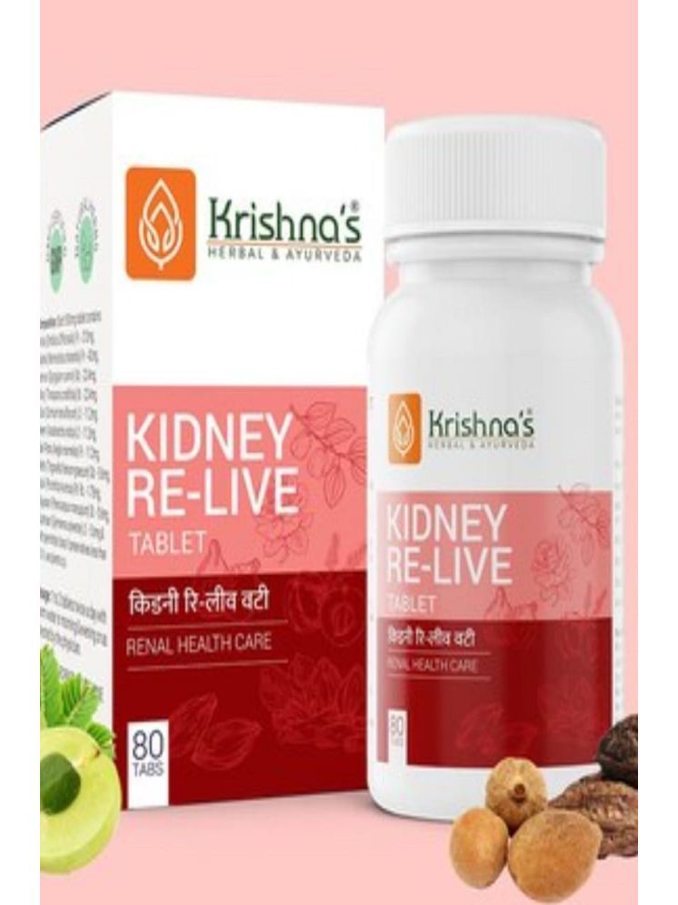     			Krishnas KIDNEY RE- LIVE  VATI 80 TABS ( PACK OF 2 )